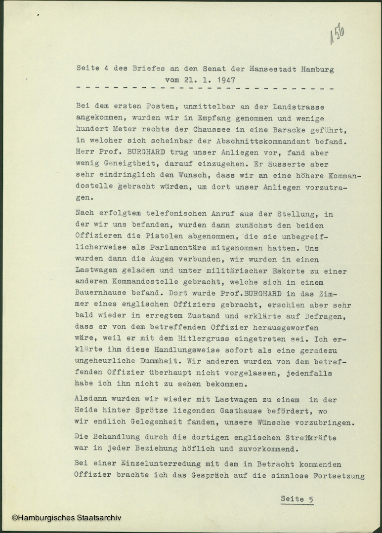 Albert Schäfer über die Kapitulationsverhandlungen - Teil vier